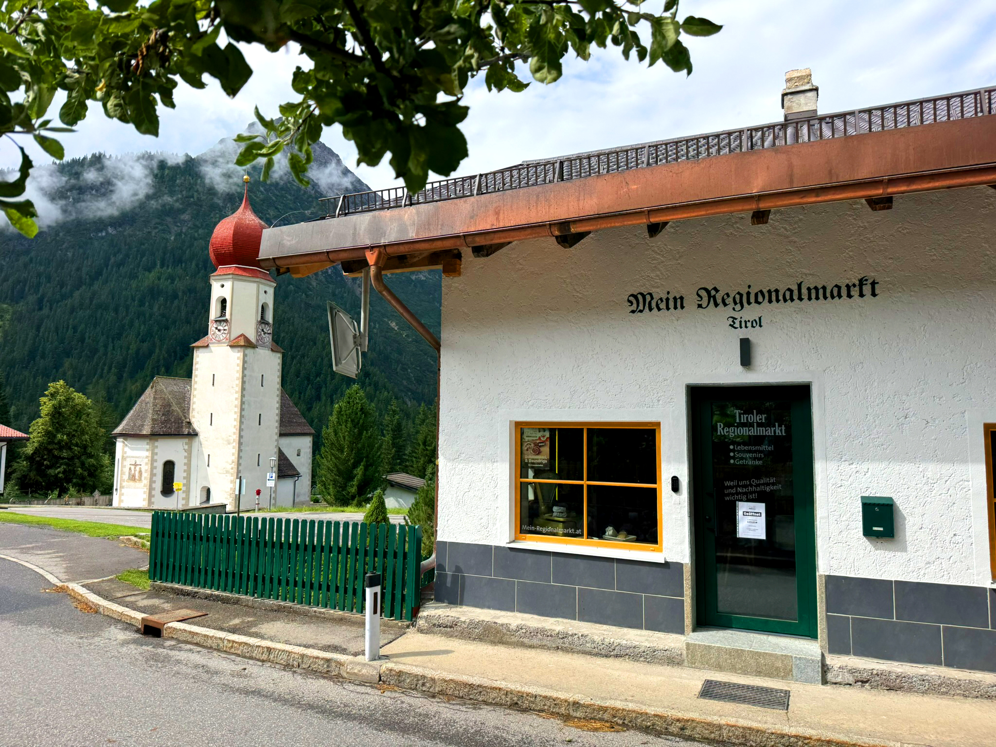 Eingang zu "Mein Regionalmarkt Tirol"